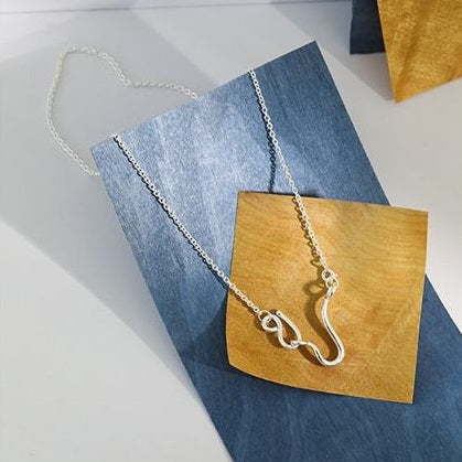 Fashion Chain Link Silver Necklace