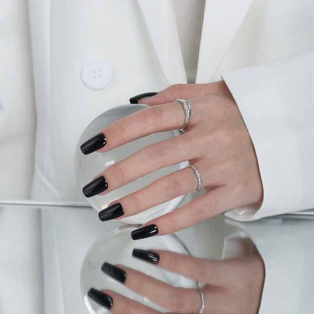 Simple Geometry Cubic Zirconia Rectangle Silver Silv