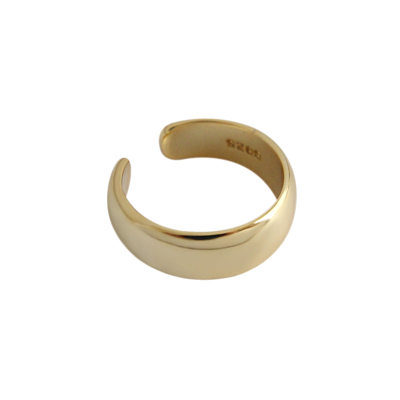 Simple Geometry Silver Non-Piereced Earrings