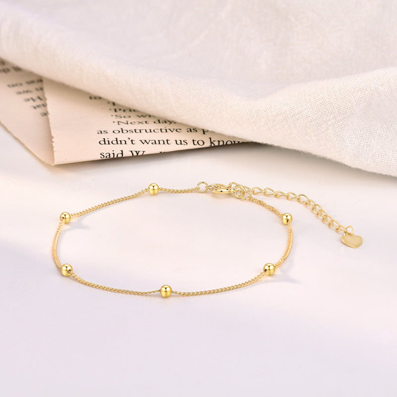 New Mini Lucky Beads Silver Bracelet