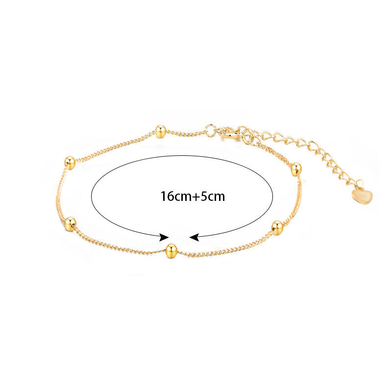 New Mini Lucky Beads Silver Bracelet