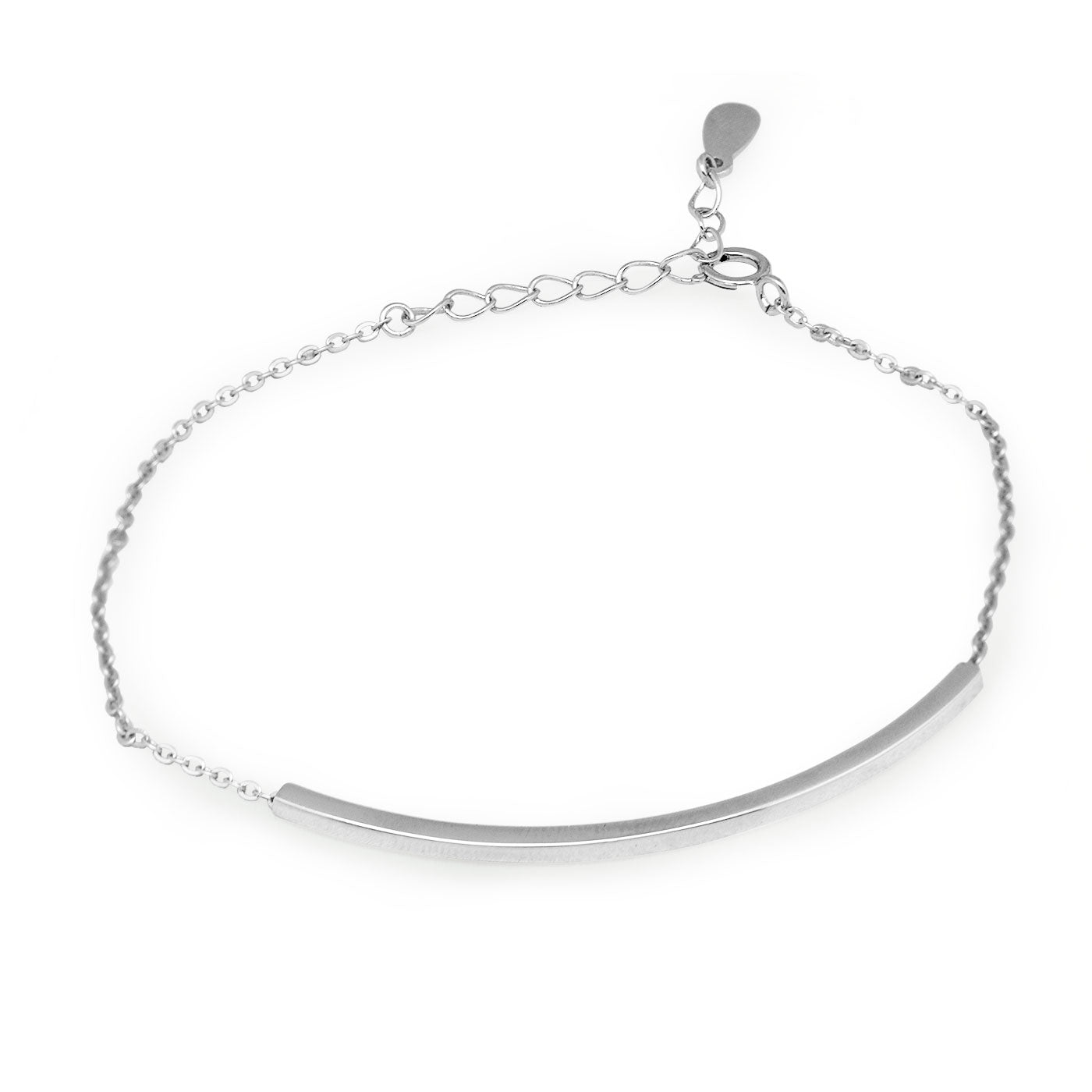Fashion Silver 18K White Gold Solid Silver