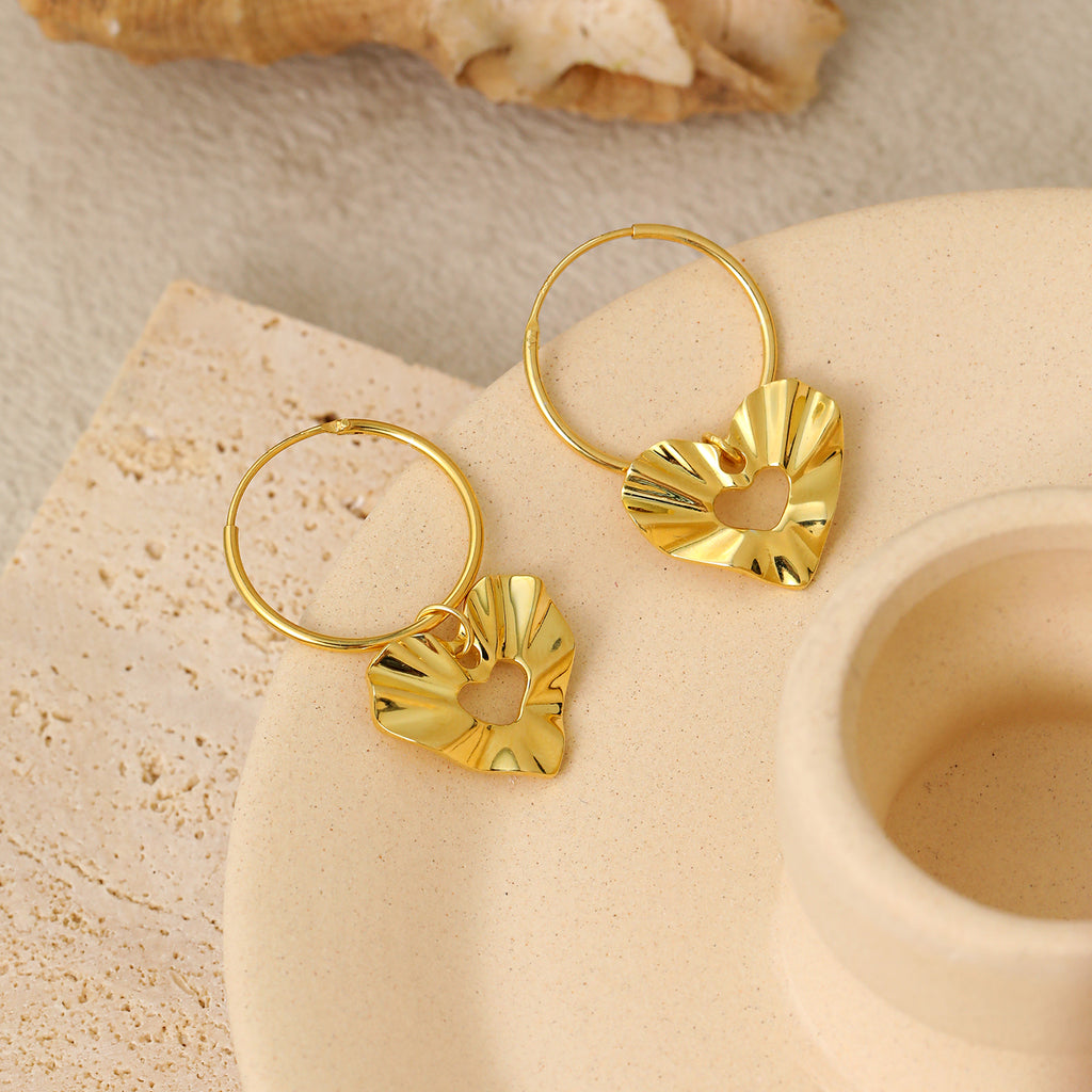 Heart Wave The Shape Of Crushing Silver