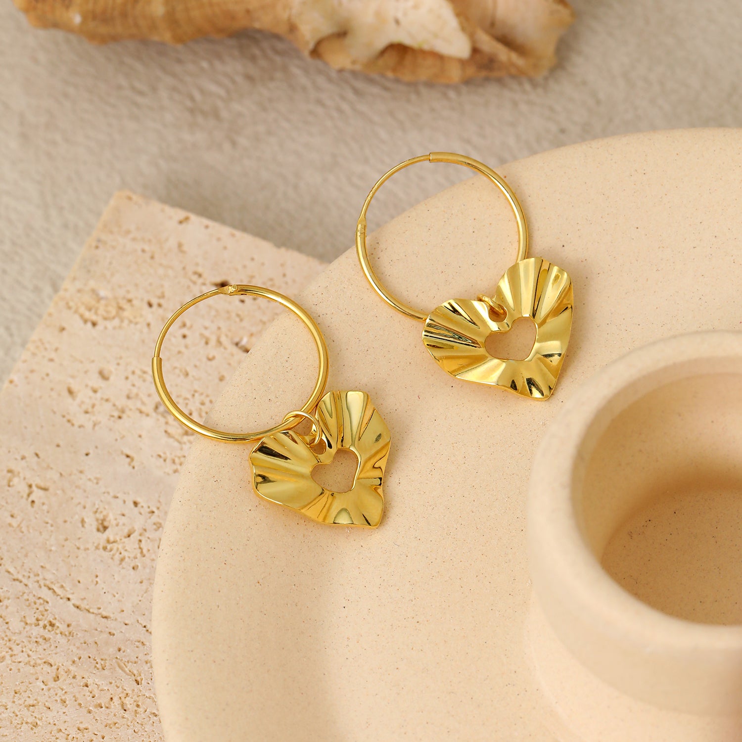 Heart Wave The Shape Of Crushing Silver