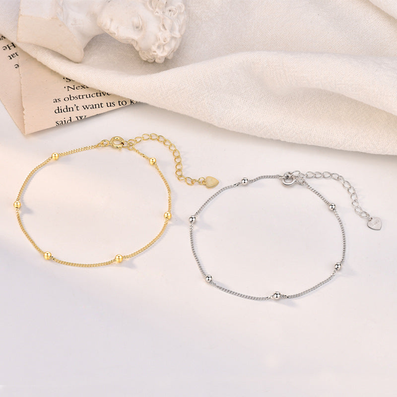 New Mini Lucky Beads Silver Bracelet