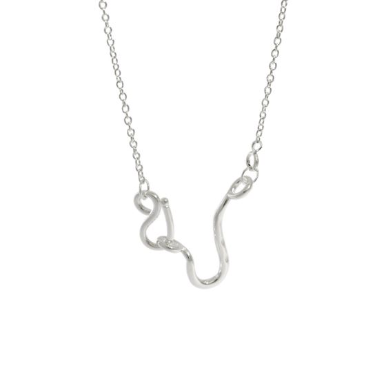 Fashion Chain Link Silver Necklace